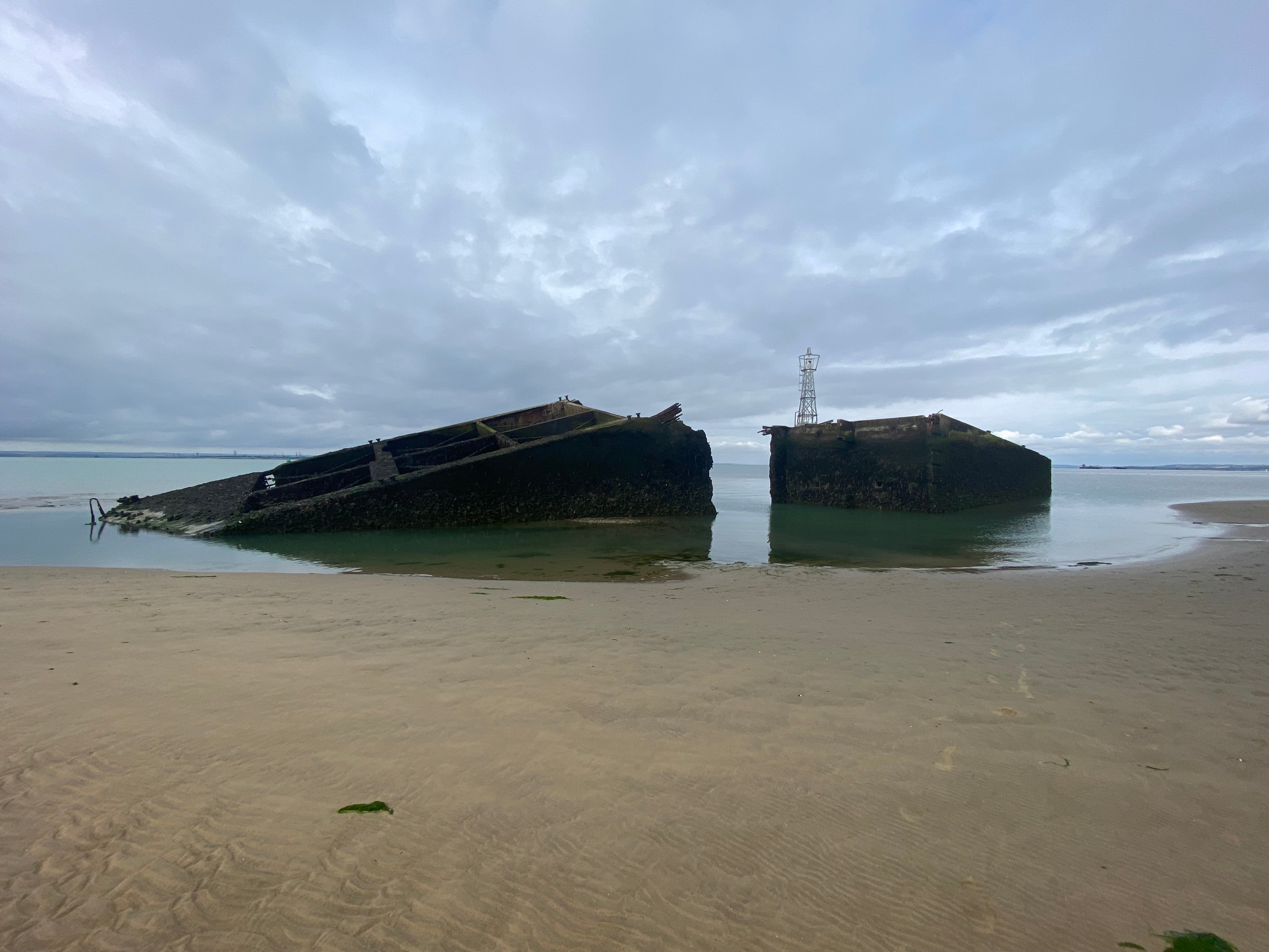 Mulberry Harbour guided walk. (3 miles, 2 hours). Please read descript